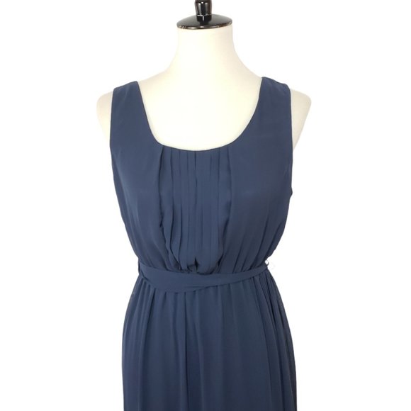 Forever 21 Blue Floor-Length Maxi Gown Medium - Picture 2 of 8